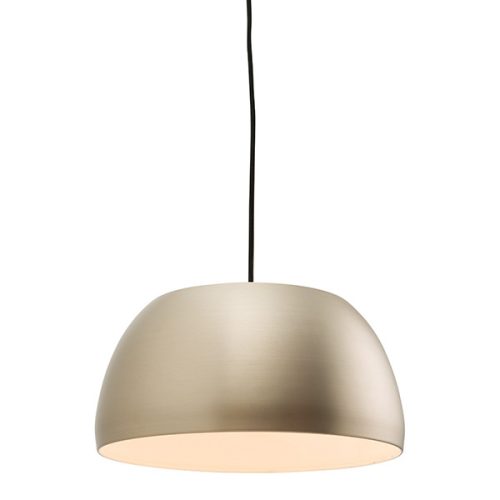 ENDON Connery 1lt Pendant Matt nickel plate 60W E27 GLS - ED-61320