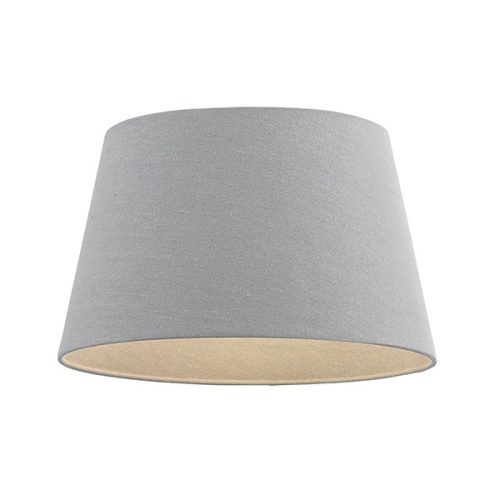 ENDON Cici 1lt Shade Grey linen mix fabric 40W E14 golf - ED-66204