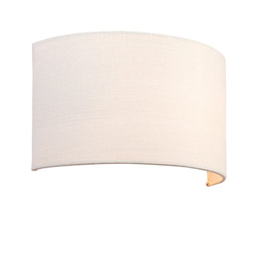 ENDON Obi Obi 1lt Wall Vintage white linen 40W E27 GLS - ED-70334