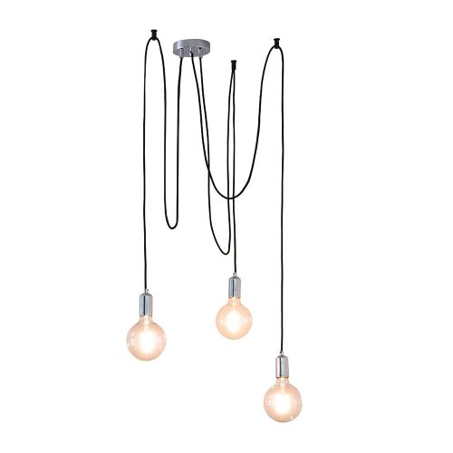 ENDON Studio Studio 3lt Pendant Chrome plate 3 x 60W E27 GLS - ED-76576