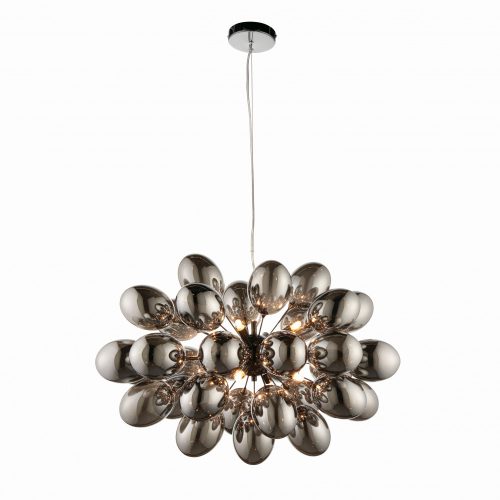 ENDON Infinity Infinity 8lt Pendant Black chrome plate & dark chromed glass 8 x 3W LED G9 - ED-80124