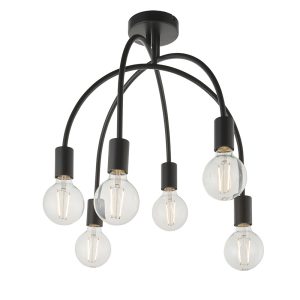 Mennyezeti lámpa - Endon Studio 6lt semi flush - ED-80821