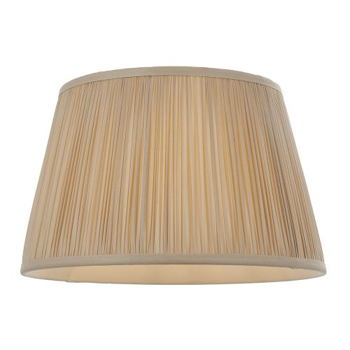 ENDON Freya Freya 1lt Shade Oyster silk 60W E27 or B22 GLS - ED-81388