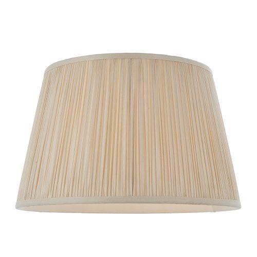 ENDON Freya Freya 1lt Shade Oyster silk 60W E27 or B22 GLS - ED-81389