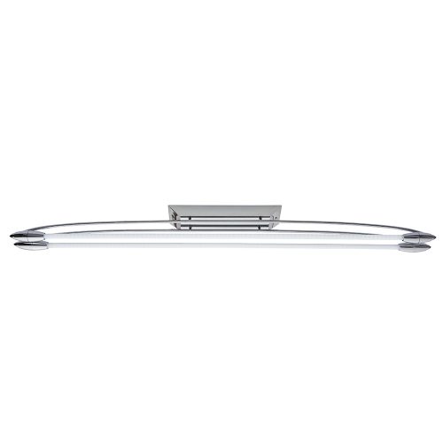 ENDON Harper LED Harper LED 2lt Flush Chrome plate & opal glass 2 x 16W LED T5 - ED-81691