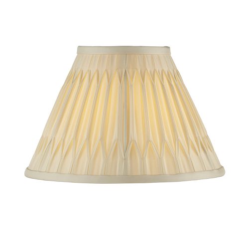 ENDON Chatsworth Chatsworth 1lt Shade Ivory silk 60W E27 or B22 GLS - ED-94355