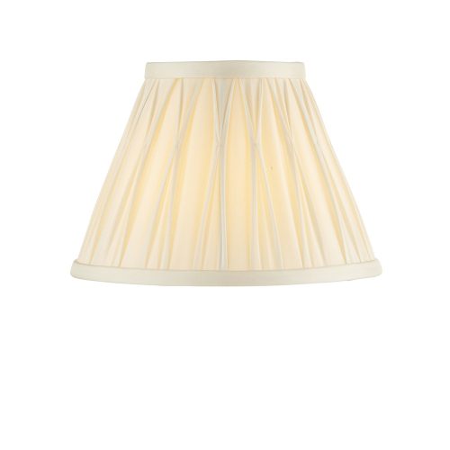 ENDON Chatsworth Chatsworth 1lt Shade Ivory silk 40W B22 golf - ED-94362