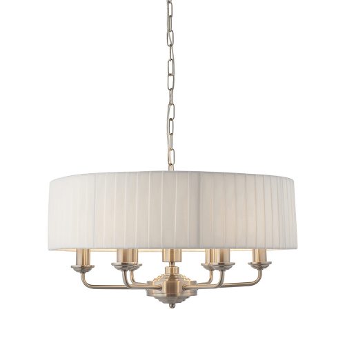 Endon Highclere 6lt pendant - ED-94399