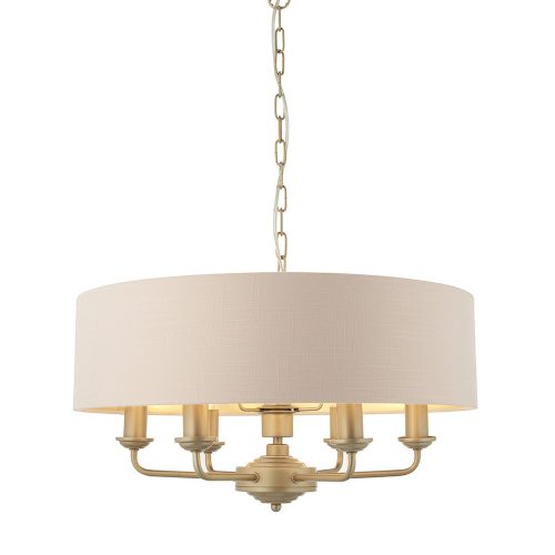 Endon Highclere 6lt pendant - ED-94412