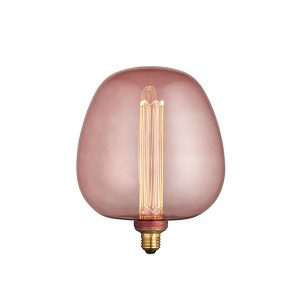 Kategória nélkül - ENDON Roves 1lt Accessory Pink tinted glass 2.8W LED E27 Warm White - ED-97226