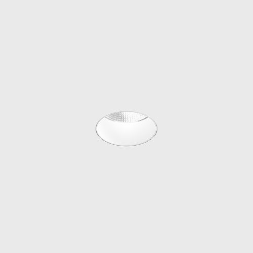 Ceiling recessed luminaire TUB M TRIMLESS, D50mm, H65mm, CREE СXB1512 LED 11W, 1210Lm, 3000K, 50fok, CRI>90, 300mA, IP 44, white color - LTX-01.0597.11.930.WH