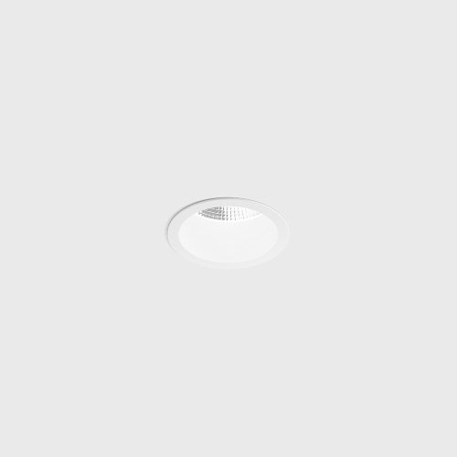 Ceiling recessed luminaire with frame TUB M TRIM, D55mm, H65mm, CREE CXB1512 LED 11W, 1210Lm, 3000K, 50fok, CRI>90, 300mA, IP 44, white color - LTX-01.0599.11.930.WH