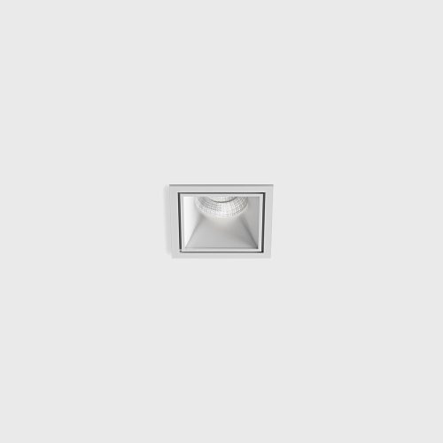 Ceiling recessed luminaire CELL, L90mm, W90mm, H82mm, BRIDGELUX LED 9W, 924LM, 3000K, 45fok, CRI>90, 250 mA, IP 20, white color - LTX-01.2010.10.930.WH