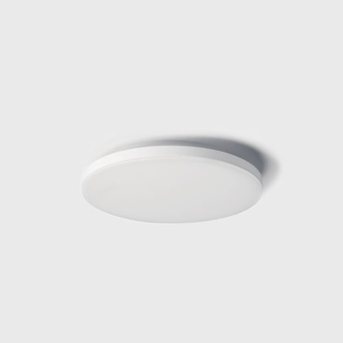 Surface mounted luminaire BRIGHT M, D300mm, h 39mm, LED 24W(1610Lm)/18W(1260Lm)/10W(700Lm), 3000K/4000K, CRI>90, IP20, white color - LTX-02.3039.24.930/940.WH