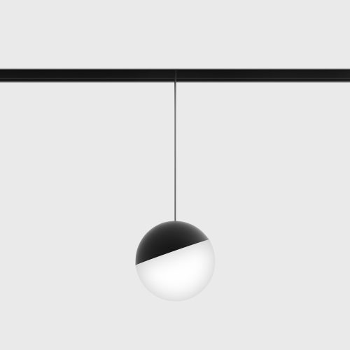 IN_LINE BALL M, Pendant lamp, D100, H1500mm, CREE 7W, 590lm, warm white 3000K, CRI>90, sand black color - LTX-06.1000.7.930.BK