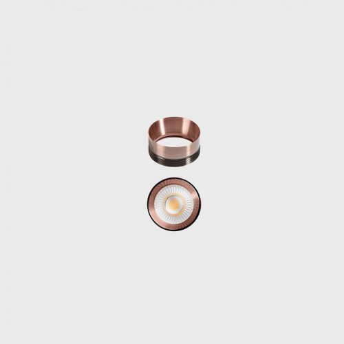 SHIELD for series TUB M, D50mm, h 23mm, copper color - LTX-06.A05SH.CP