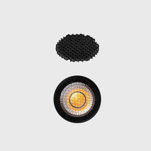 HONEYCOMB for series TUB L, D62mm, black color - LTX-06.A07HC