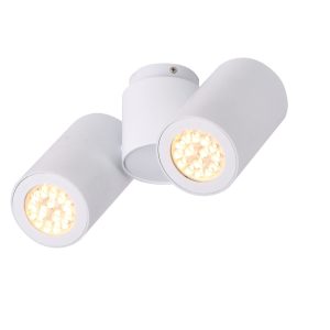 Mennyezeti lámpa - MaxLight C0113 LAMPA SUFITOWA BARRO II  BIAŁA GU10 IP20