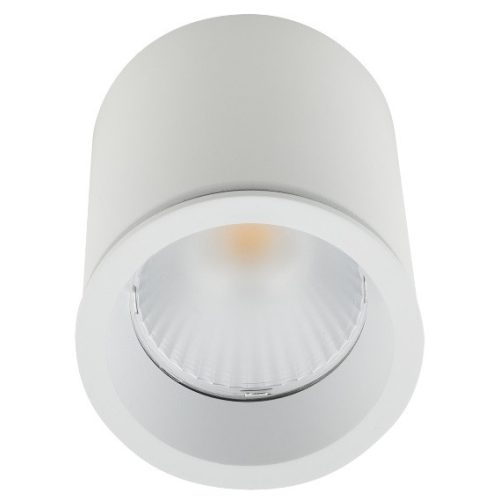 MaxLight C0155 LAMPA SUFITOWA TUB OKRĄGŁY BIAŁY+ PIERŚCIEŃ OZDOBNY BIAŁY RC0155/C0156 WHITE - MAX-C0155