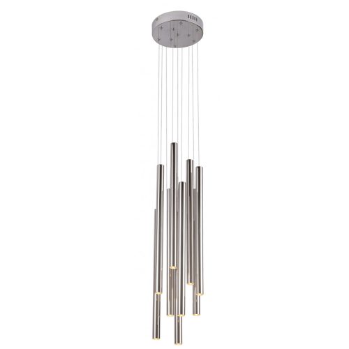 MaxLight P0206D LAMPA WISZĄCA ORGANIC 10x CHROM MAŁA ŚCIEMNIALNA - MAX-P0206D