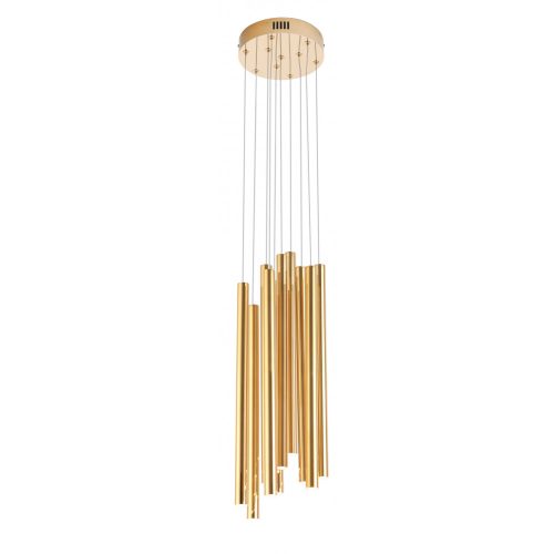 MaxLight P0265D LAMPA WISZĄCA ORGANIC 10x ZŁOTA MAŁA ŚCIEMNIALNA - MAX-P0265D