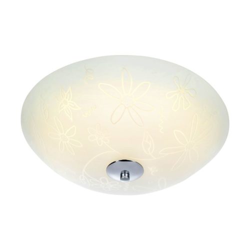 Markslöjd FLEUR Plafon LED 35cm Biały/Chrom - MS-107031