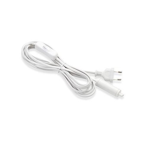 Markslöjd EXPAND Start cable 3,5m Wallplug+Switch White - MS-107523