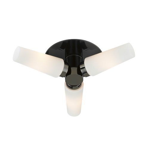 Markslöjd BRASTAD Ceiling 3L Black/White IP44 - MS-107618