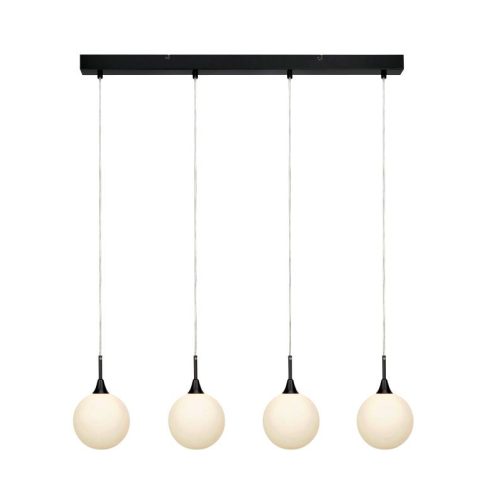 Markslöjd QUATTRO XL Pendant 4L Black/White - MS-107762