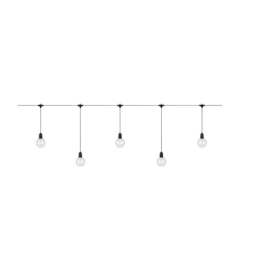 Markslöjd GARDEN 24 DECO Light Chain 10L Extra Black/Clear