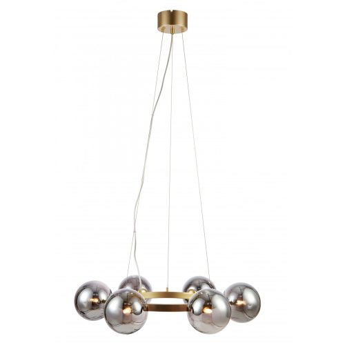 Markslöjd CIRCLE Pendant 6L Gold/Smoke - MS-108050