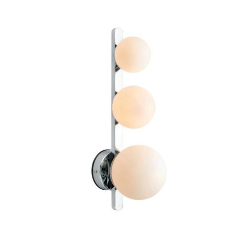 Markslöjd PURO Wall 3L Chrome/Opal IP44 - MS-108069