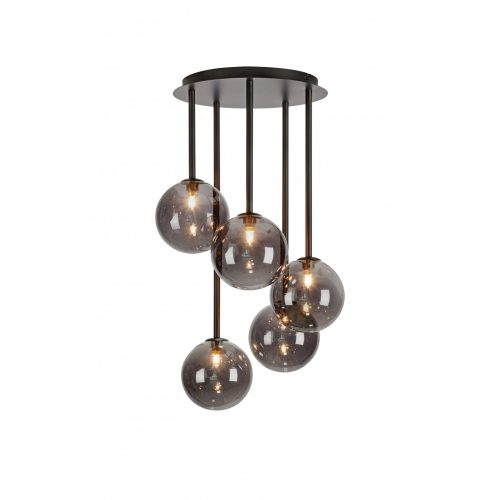 Markslöjd UNIVERSE Pendant 5L Black/Smoke - MS-108111