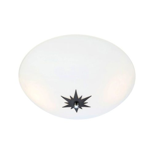 Markslöjd ROSE Plafond 35cm White/Black - MS-108207