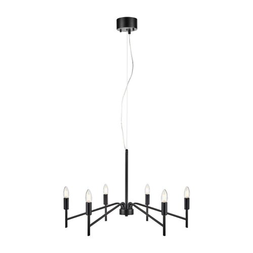 Markslöjd MONARCH Pendant 6L Black - MS-108209