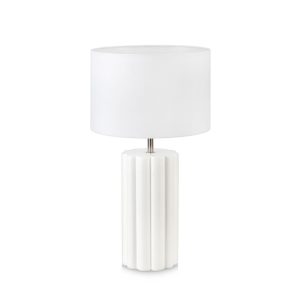 Asztali lámpa - Markslöjd COLUMN Table 1L White/White - MS-108220