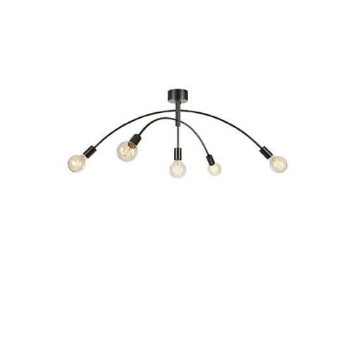 Markslöjd CRUX Ceiling 5L Black - MS-108280