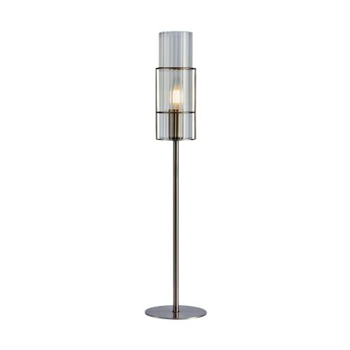 Markslöjd TUBO Table 1L 65cm Satin Nickel/Clear - MS-108558