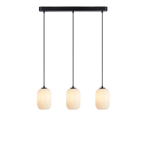 Markslöjd CAVA Pendant 3L Straight Black/White - MS-108563