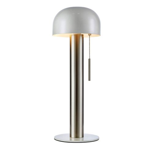 Markslöjd COSTA Table 1L Satin Nickel/White - MS-108577