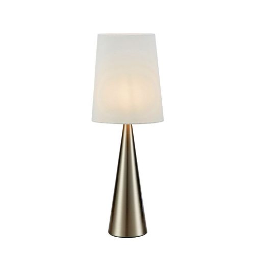 Markslöjd CONUS Table 1L Satin Nickel/Offwhite - MS-108624