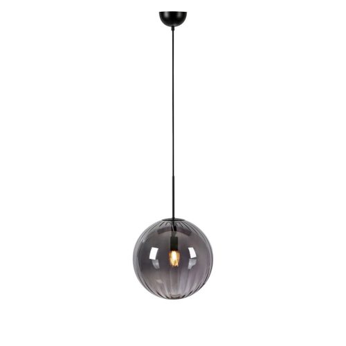 Markslöjd FENGARI Pendant 1L Matt Black/Smoke - MS-108762