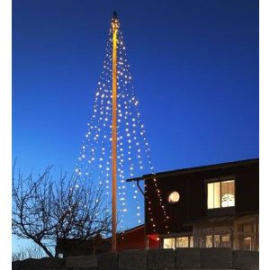 Markslöjd karácsony - Markslöjd GALAX Flagpole Decorations 8+2 FIXED LED 288 PLASTIC