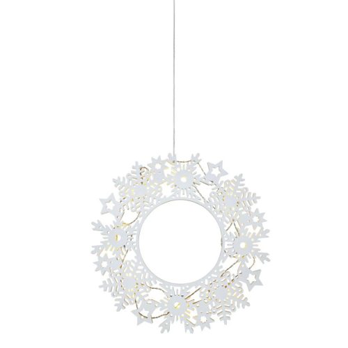 Markslöjd PRINCE Pendant Decoration Ring 35cm White LED 6 plastik 4,5V