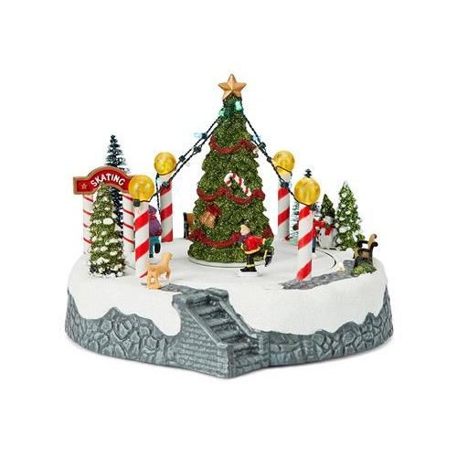 Markslöjd TYR Decoration Skating round Xmas Tree dioda LED   22x19cm