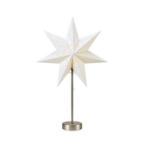 Markslöjd MATHILDA Table Star 45cm Satin Nickel/White B/O  LED 2  AA