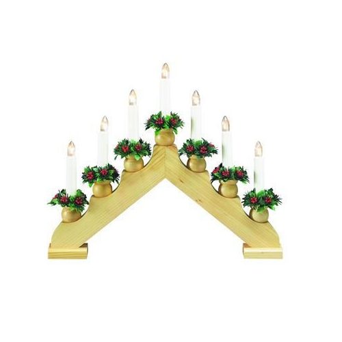 Markslöjd TOMAS Candle light 7L Nature E10 7 METAL