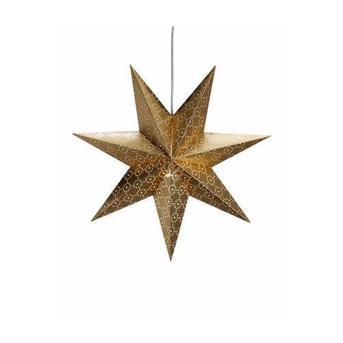 Markslöjd TOSTARED Star 45cm Gold Paper E14 1 papier 230V