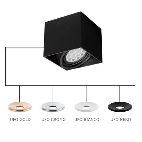 ORLICKI Cardi I Nero / Ufo Bianco    1xGU10 max 8W LED 230V - OR-OR81930