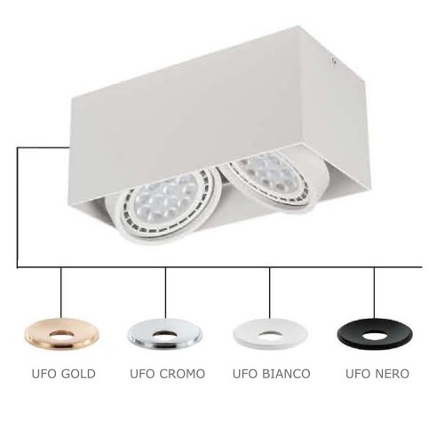 ORLICKI Cardi II Bianco / Ufo Bianco    2xGU10 max 8W LED 230V - OR-OR81985